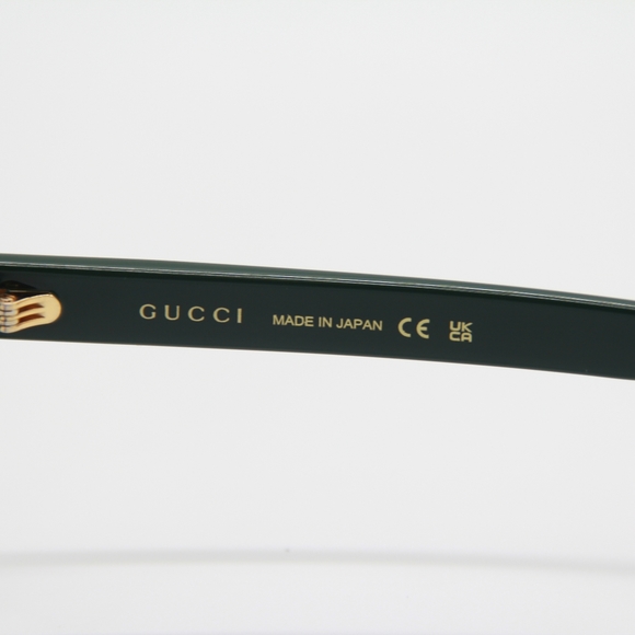 NEW GUCCI EYEGLASSES GG0927O 001 BLACK GREEN ROUND WOMEN’S GUCCI EYEWEAR GG0927O - Picture 9 of 12